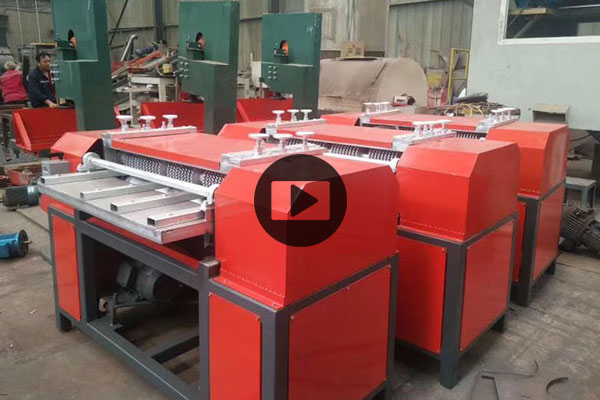 600kg per hour copper aluminum radiator recycling machine